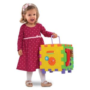 Brinquedo Educativo Cubo Didático Grande
