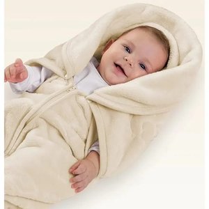 COBERTOR BABY SAC ALTO RELEVO TOUCH TEXTURE BEGE