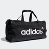 Mala Bolsa Adidas Linear Duffel Média Essentials Logo Preta - Preto - 3