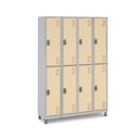 Ver imagem 5 de Vestiário Academia: Roupeiro Aço 8 Portas Grandes com Tranca:preto