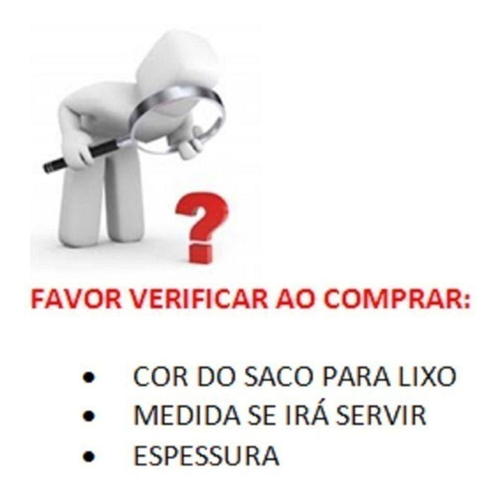 Saco de Lixo 30l Preto 100 Unidades Preto - 2