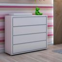 Ver imagem 6 de Quarto Bebê Completo com Berço Multifuncional e Cômoda