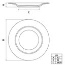 Ver imagem 3 de Jogo 12 Pratos Sobremesa Porcelana 21cm Mesa Posta Tramontina Branco Maria Augusta