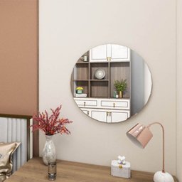 Espelho Decorativo Redondo - Prata - 1