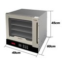 Ver imagem 3 de Forno Turbo Elétrico 4 Esteiras Inox Saro FTD C/ Display Digital 127V