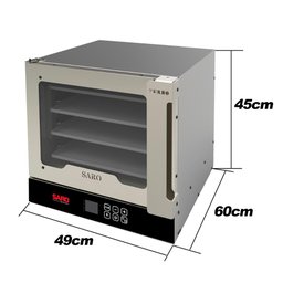 Forno Turbo Elétrico 4 Esteiras Inox Saro FTD C/ Display Digital 127V - 3