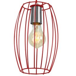 Kit 3 Pendentes Pequim Aramado Vermelho - 3