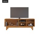 Ver imagem 2 de Rack para TV até 70 Polegadas Crjcm-RCK006 168cm MDP MDF 1 Porta de Correr 4 Nichos Marrom