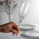 Ver imagem 4 de Kit 6 Taças Champanhe Cristal Titânio Flamenco Bohemia 210ml