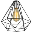 Ver imagem 3 de Kit 3 Pendentes Diamante Aramado Grande Preto