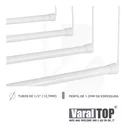 Ver imagem 6 de Varal de Parede Individual 130cm x 08 Varetas - em Alumínio Branco