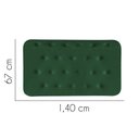 Ver imagem 2 de Painel Estofado Luxo Capitonê Brenda 140cm Casal para Cama Box Suede Verde Musgo - Gat Magazine