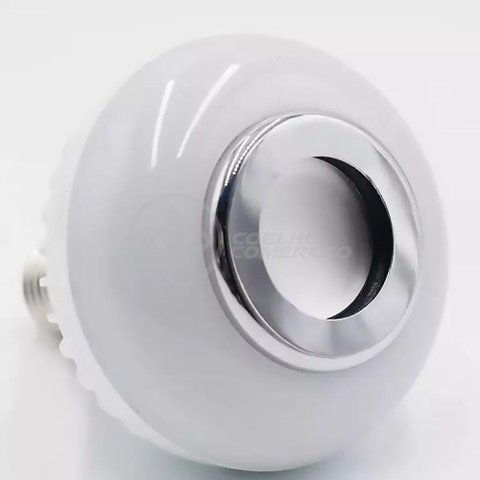 Lâmpada Led 12w E27 Rgb Colorida com Caixa de Som