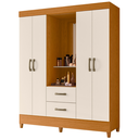 Ver imagem 2 de Guarda Roupa Linea 4 Portas Cinamomo Off White