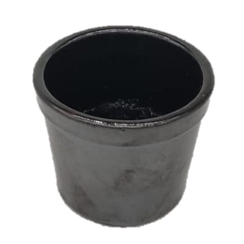 Vaso Mini Cachepot Rodio Negro