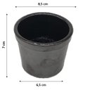 Ver imagem 2 de Vaso Mini Cachepot Rodio Negro