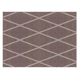 Tapete Sala 2,5 x 3 Metros Retangular Geométrico Marrom - 2