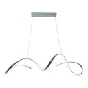 Ver imagem 1 de Lustre Pendente Taschibra Londres Led Bivolt Cromado 3000k Luz Amarela 15051072