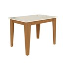 Ver imagem 3 de Conjunto Sala de Jantar Fidelitá Génova Mesa Tampo de Vidro com 4 Cadeiras