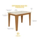 Ver mais imagens de Conjunto Sala de Jantar Fidelitá Génova Mesa Tampo de Vidro com 4 Cadeiras