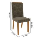 Ver imagem 7 de Conjunto Sala de Jantar Fidelitá Génova Mesa Tampo de Vidro com 4 Cadeiras