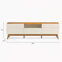 Ver imagem 7 de Rack para TV Ate 75' Diadema Off White/Canela Mobler