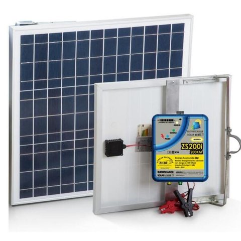 Eletrificador Cerca Rural Solar Zs200I 200Km Zebu
