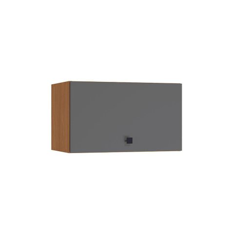 Armário Aéreo Kappesberg Pixel 1 Porta Basculante Tapajós/Cinza Sagrado 60cm