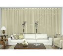 Ver imagem 1 de Cortina Voil Palha Sala Ou Quarto 6,00x2,80 Ilhós Cromado