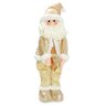 Papai Noel em Pé com Livro Ouro e Branco 75cm (Viena) - 1
