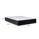 Ver imagem 2 de Cama Box Baú King 193 Tecido Sintético Marrom com Colchão Marrocos - Poliéster - Espuma D33 30cm