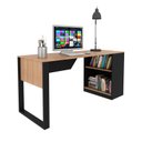Ver imagem 5 de Mesa para Escritório Me4182 Amêndoa/preto Tecnomobili