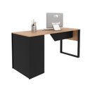 Ver imagem 4 de Mesa para Escritório Me4182 Amêndoa/preto Tecnomobili