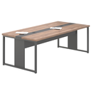 Ver imagem 1 de Mesa de Reunião Escritório 4 Lugares Sintra Noce Preto