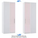 Ver imagem 5 de Guarda Roupa de Canto Reto Modulado 90cm 1 Porta Alpes Luciane Móveis
