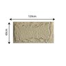 Revestimento de Parede Pedra Leve Decorativa 3d 120cm X 60cm X 5cm Formaco Decor - 3