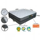 Ver imagem 2 de Conjunto Cama Box e Colchão Queen Becflex Diamond
