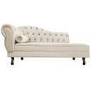 Ver imagem 6 de Kit Diva Recamier Juliana 160cm Lado Direito e 02 Poltronas Classic Suede Bege - Amarena Móveis