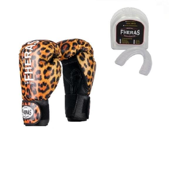 Kit Boxe Muay Thai Fheras Top Onça (03000496) - 1