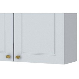 Armário Aéreo p/ Cozinha Americana 3 Portas 120cm Branco - Henn - 5