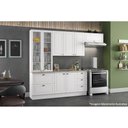 Ver imagem 6 de Armário Aéreo p/ Cozinha Americana 3 Portas 120cm Branco - Henn