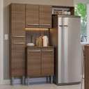 Ver imagem 1 de Armário de Cozinha Compacta 156 Cm Rustic Emilly Madesa 03 Rustic