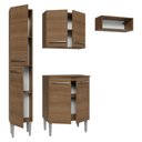 Ver mais imagens de Armário de Cozinha Compacta 156 Cm Rustic Emilly Madesa 03 Rustic