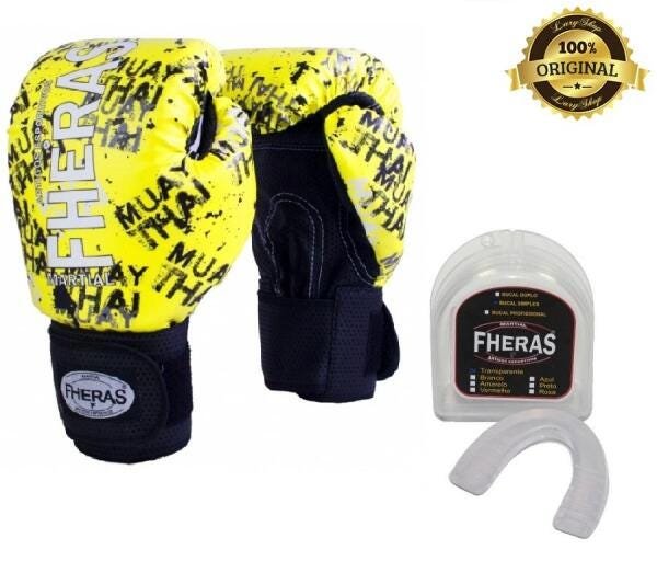 Kit Boxe Muay Thai Fheras Top Grafite (03000584) - 2