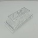 Ver imagem 2 de Queijeira e Manteigueira de Vidro Transparente 9x20x9cm Tampa Servir Mesa Queijo