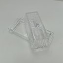 Ver imagem 4 de Queijeira e Manteigueira de Vidro Transparente 9x20x9cm Tampa Servir Mesa Queijo