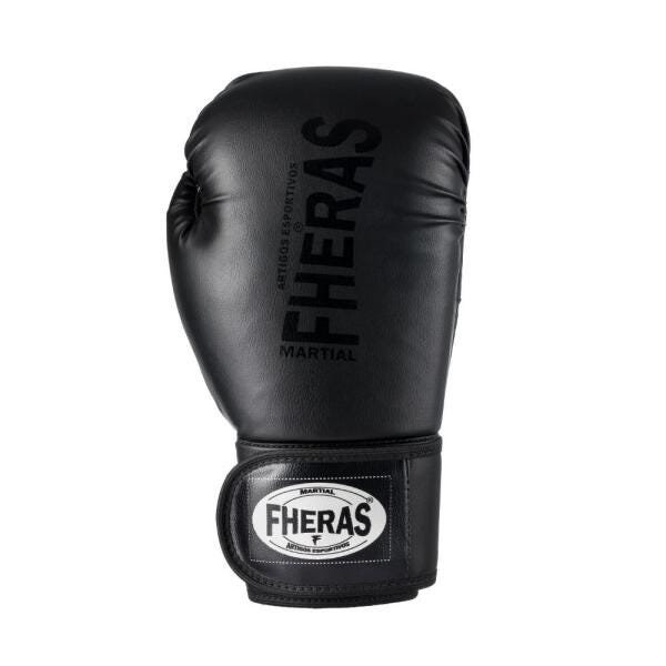 Luva Boxe Muay Thai Fheras Pró Black In Black (080006) - 6