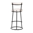 Ver imagem 6 de Conjunto 2 Banquetas Alta com Encosto para Cozinha Miami Branco/Preto