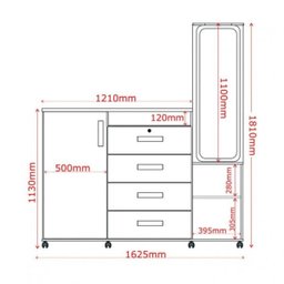 Cômoda Chess Branco - 2