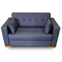 Ver imagem 1 de Sofá Gianni | Pé Cantoneira & Tecido Acquablock Impermeável | 2 Lugares | Medida 140cm | Marinho 339